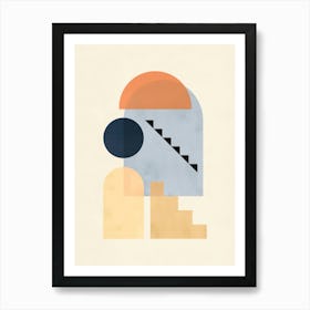 Geometric architectural shapes 5 Art Print