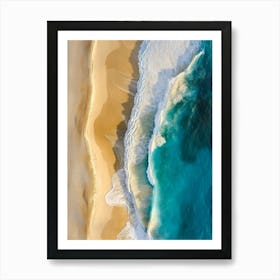 Aerial View Of A Beach 72 Art Print