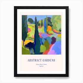 Colourful Gardens Hidcote Manor Garden United Kingdom 1 Blue Poster Art Print