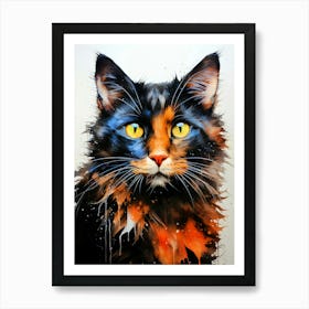 Cat Painting animal Art Print