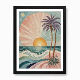 Tropical Flow Art Print