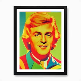 Melvyn Douglas Colourful Pop Movies Art Movies Art Print