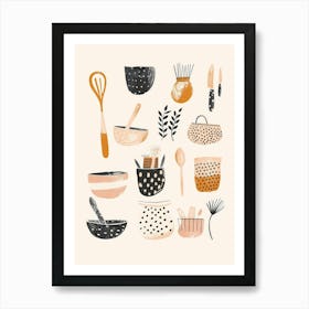 Kitchen Utensils 1 Art Print