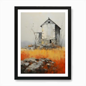 Old Stone Farm Warm Tones 18 Art Print