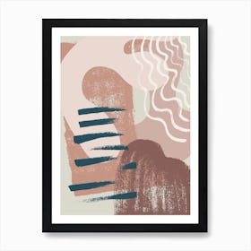 Mid Century Modern Abstract Art Print