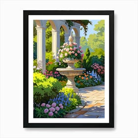 Garden In Bloom Art Print