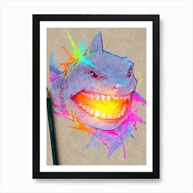 Shark Art Art Print