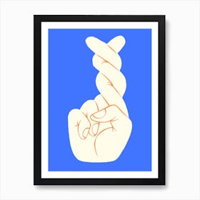 Fingers Crossed 1 Art Print