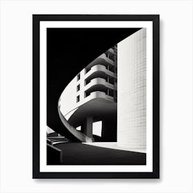 San Diego, Black And White Analogue Photograph 3 Art Print