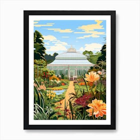 Royal Botanic Garden Edinburgh United Kingdom Illustration 2   Art Print