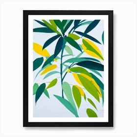 Bottlebrush Plant Bold Graphic Art Print