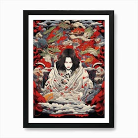 Kabuki Theater Japanese Style 8 Art Print