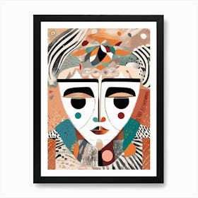 Face Of A Woman 5 Art Print