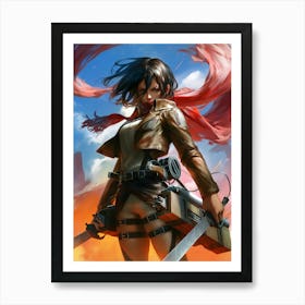 Attack On Titan 2 Art Print