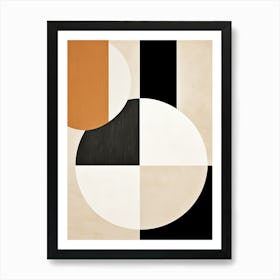 Abstract Circles, Bauhaus 1 Art Print