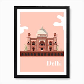 Delhi Building Art Print