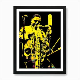 Rahsaan Roland Kirk Jazz Musician Póster