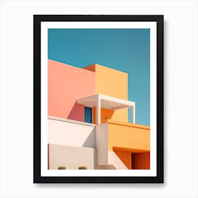 Mexican Style House Summer Photography Art Print