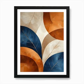 Abstract Leaves Canvas Print 14 Poster