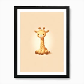 Giraffe Savannah Themed Nursery Art Wall Print Art Print