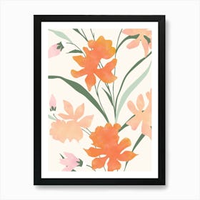 Flowers Pattern No.2 Art Print