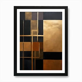 Abstract Squares Art Print