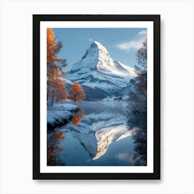 Matterhorn - Reflection Art Print