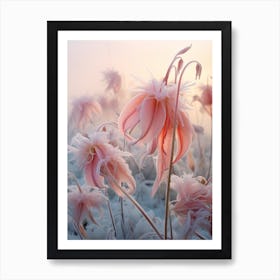 Frosty Botanical Gloriosa Lily 1 Art Print