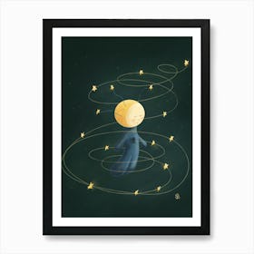 The power of Fool Moon Art Print