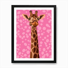 Giraffe 68 Art Print