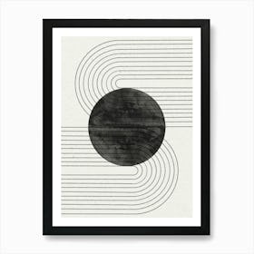 Black Sun And Arch Symbiosis Poster