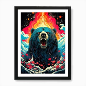 Bear In The Sky Art Print