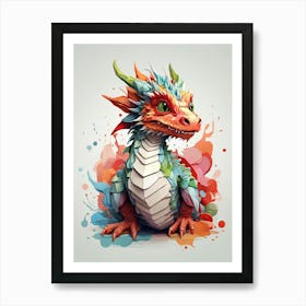 Dragon Color Art Print