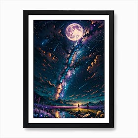 Milky Way Art Print