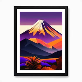 Bromo Tengger Semeru National Park Indonesia Pop Matisse Art Print