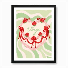 Virgo Coquette Cake 1 Art Print