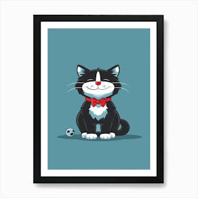 Happy Cat 2 Art Print