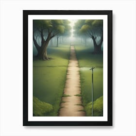 Path In The Woods Art Print