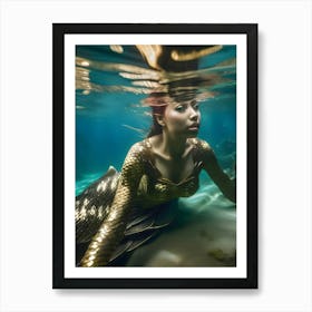 Mermaid -Reimagined 41 Art Print