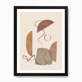 Minimal Abstract Shapes No 64 Art Print