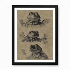 Frogs 1 Art Print