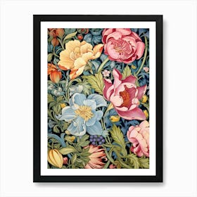 William Morris Flowers 6 Art Print