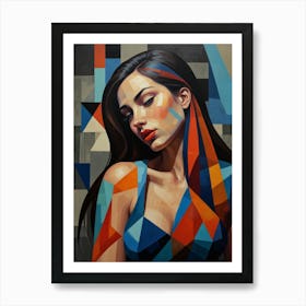 Abstract Of A Woman 6 Art Print