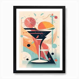 Daiquiri Mid Century Modern 2 Art Print