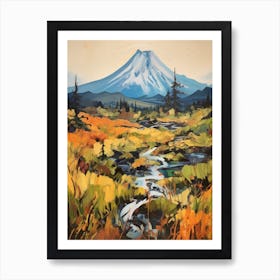 Mount Fuji Japan 3 Mountain Painting Art Print