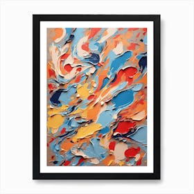 Abstarct Paint Art Print