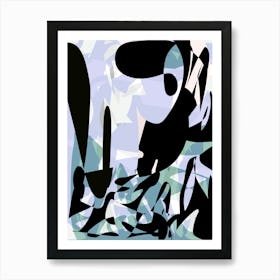 JASMINE ABSTRACT - Abstract Graphic Pastel Modern  Art Print