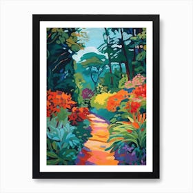 Giverny Gardens, France, Painting 5 Art Print
