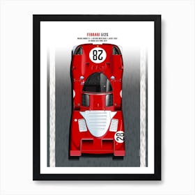 Andretti, Merzario, Ickx, Ferrari 512S Art Print