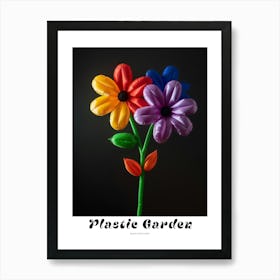 Bright Inflatable Flowers Poster Black Eyed Susan 1 Art Print